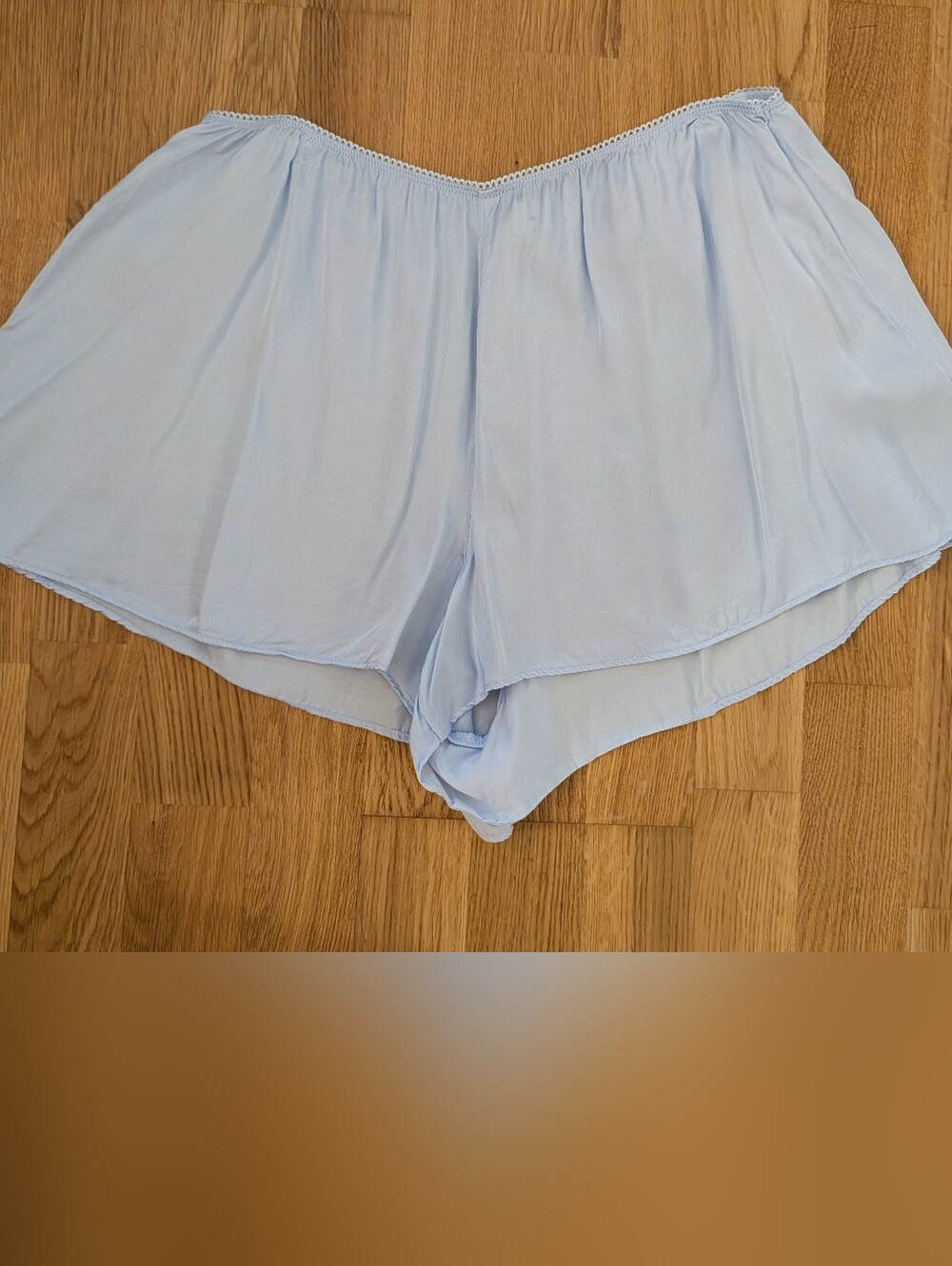 aerie Light Blue Flowy Sleep Short